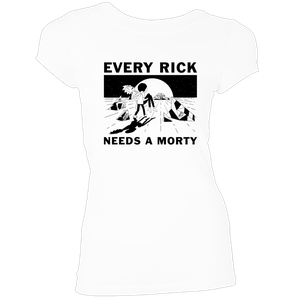 [Rick & Morty: Women's Fit T-Shirt: Every Rick Needs A Morty			 (Product Image)]