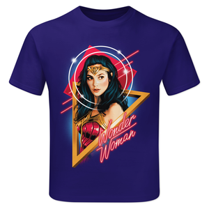 [Wonder Woman 1984: Children's T-Shirt: Neon 80s (Product Image)]