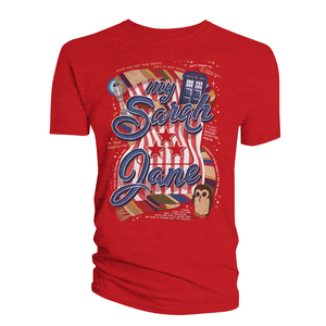 [Doctor Who: Anniversary Collection: T-Shirt: My Sarah Jane (Red) (Product Image)]