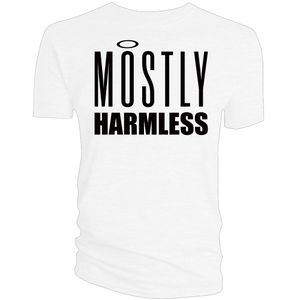 [Forbidden Planet Originals: T-Shirt: Mostly Harmless (White) (Product Image)]
