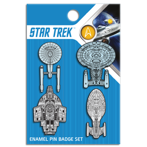 [Star Trek: The 55 Collection: Enamel Pin Badge Set: Ships (Set I) (Product Image)]