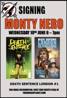 [Monty Nero Signing Death Sentence London #1 (Product Image)]