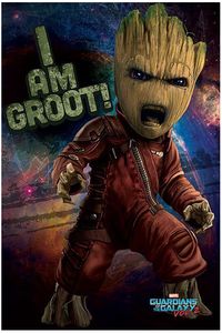 [Guardians Of The Galaxy Vol. 2: Poster: Angry Groot (Product Image)]