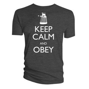 [Doctor Who: T-Shirts: Keep Calm And Obey (Product Image)]