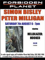 [Simon Bisley and Peter Milligan Signing Hellblazer: Hooked (Product Image)]