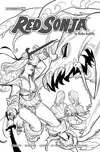 [Red Sonja: 2021 #3 (Cover F Andolfo Black & White) (Product Image)]