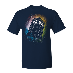 [Doctor Who: T-Shirt: Starburst TARDIS (Product Image)]