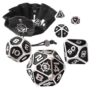 [Metal RPG Dice Set: Collector's Edition: Black (Product Image)]