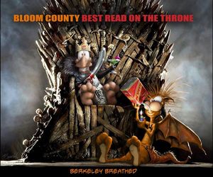 [Bloom County: Best Read Throne (Product Image)]