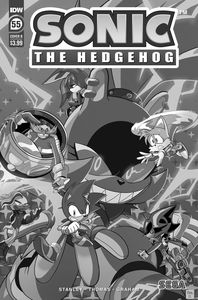 [Sonic The Hedgehog #55 (Cover B Tramontano) (Product Image)]