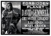 [David Gemmell signing Druss The Legend (Product Image)]