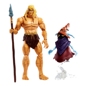 [Masters Of The Universe: Revelation: Masterverse Action Figure Deluxe: Savage He-Man & Orko (Product Image)]
