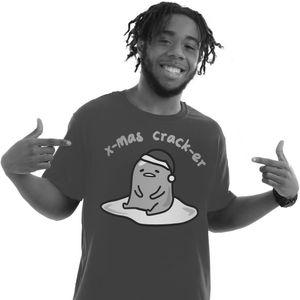 [Gudetama: T-Shirt: Xmas Crack-er (Product Image)]