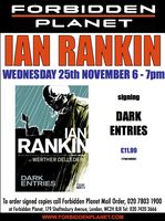 [Ian Rankin Signing Dark Entries (Product Image)]