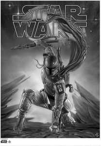 [Star Wars: Giclee Print: Boba Fett (Launch Logo Limited Edition) (Product Image)]