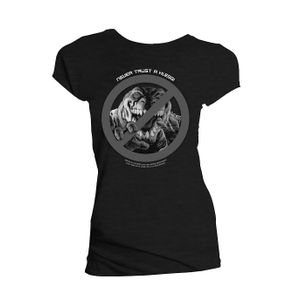 [2000AD: Judge Dredd: T-Shirt: Never Trust A Klegg (Skinny Fit) (Product Image)]