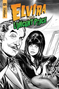[Elvira Meets Vincent Price #1 (Cover F Samu Line Art Variant) (Product Image)]