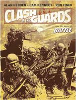 [Alan Hebden signing Clash of the Guards (Product Image)]