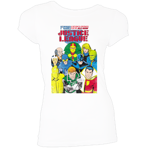 [Justice League: Women's Fit T-Shirt: Justice League #1 By Kevin Maguire (Product Image)]