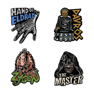 [Doctor Who: Flashback Collection: Enamel Pin Badge Set: Monsters III (Product Image)]