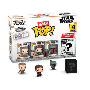 [Star Wars: The Mandalorian: Bitty Pop! Viny Figure 4-Pack: Cobb Vanth, Fennec Shand, Boba Fett & Mystery Figure (1 Pcs) (Product Image)]