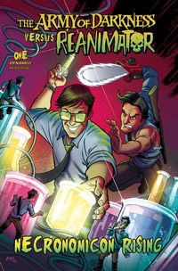 [The cover for The Army Of Darkness Vs. Reanimator: Necronomicon Rising #1 (Cover A Fleecs)]