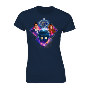 [Doctor Who: Fourteenth Doctor Specials: Women's Fit T-Shirt: Doctor, Donna, Tardis		 (Product Image)]