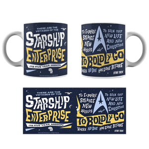 [Star Trek: The Original Series: The 55 Collection: Mug: These Are The Voyages (Product Image)]