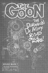 [Goon #13 (Cover B Cardstock Bruno Blueprint) (Product Image)]