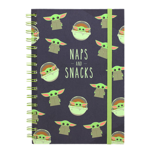 [Star Wars: The Mandalorian: A5 Notebook: The Child: Naps & Snacks (Product Image)]
