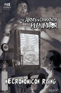 [The Army Of Darkness Vs. Reanimator: Necronomicon Rising #5 (Cover E Suydam Black & White Variant) (Product Image)]