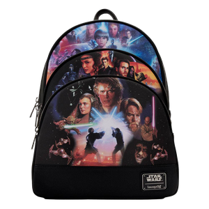 [Star Wars: Loungefly Triple Pocket Mini Backpack: Prequel Trilogy (Product Image)]