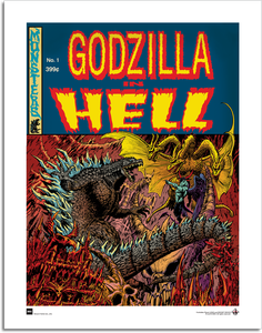 [Godzilla: Art Print: Godzilla In Hell Comic Cover (Product Image)]