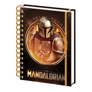 [Star Wars: The Mandalorian: A5 Wiro Notebook: Legendary Warrior (Product Image)]