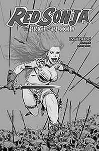 [Red Sonja: Price Of Blood #1 (Golden Black & White Variant) (Product Image)]