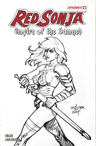 [Red Sonja: Empire Of The Damned #2 (Cover K Linsner Line Art Variant) (Product Image)]