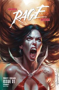 [The cover for Vampirella/Dracula: Rage #1 (Cover A Parrillo)]
