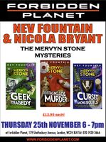 [Nev Fountain and Nicola Bryant Signing The Mervyn Stone Mysteries (Product Image)]