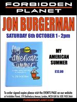 [Jon Burgerman Signing My American Summer (Product Image)]
