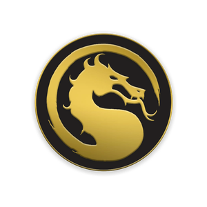 [Mortal Kombat 1: Enamel Pin Badge: Dragon Logo (Product Image)]