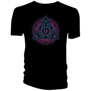 [Harry Potter: T-Shirt: Neon Hallows (Product Image)]