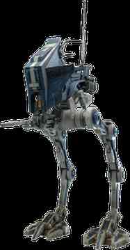 [The cover for Star Wars: The Clone Wars: Hot Toys 1/6 Scale Action Figure Vehicle: 501st Legion AT-RT]