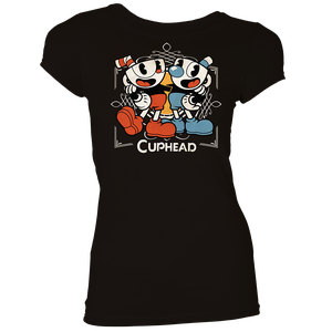 [Cuphead: Women's Fit T-Shirt: Retro Inspired (Product Image)]