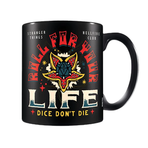 [Stranger Things: Mug: Hellfire Club: Roll For Your Life (Product Image)]