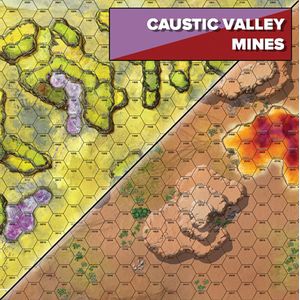 [Battletech: Alien Worlds: Battle Mat: Caustic Valley/Mines (Product Image)]