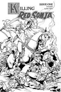 [Killing Red Sonja #1 (Castro B&W Variant) (Product Image)]