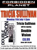 [Tricia Sullivan signing Double Vision (Product Image)]
