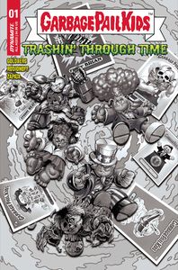 [Garbage Pail Kids: Trashin' Through Time #1 (Cover G Meeks Black & White Variant) (Product Image)]