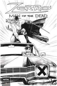 [Zorro: Man Of The Dead #1 (Cover L Ramos Black & White Variant) (Product Image)]