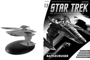 [Star Trek: Starships Figure Collection Magazine #13 Jem Hadar Cruiser (Product Image)]